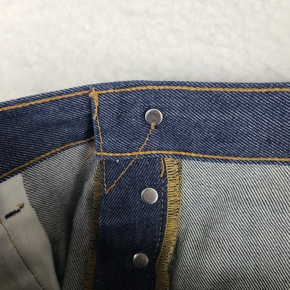 Levi's 501‎ Jeans Mens 42x32 Blue Original Fit Waterless Button Fly Denim